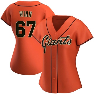 Authentic Keaton Winn Women's San Francisco Giants Alternate Jersey - Orange