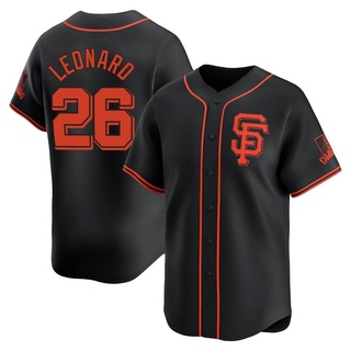 Limited Jeffrey Leonard Youth San Francisco Giants Alternate Jersey - Black