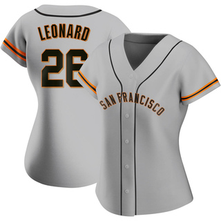 Replica Jeffrey Leonard Women's San Francisco Giants Road Jersey - Gray