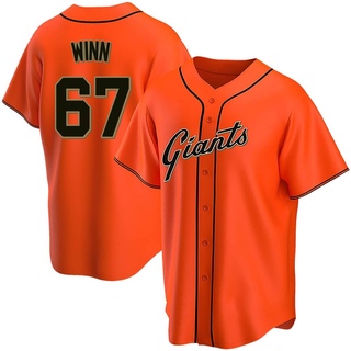 Replica Keaton Winn Men's San Francisco Giants Alternate Jersey - Orange